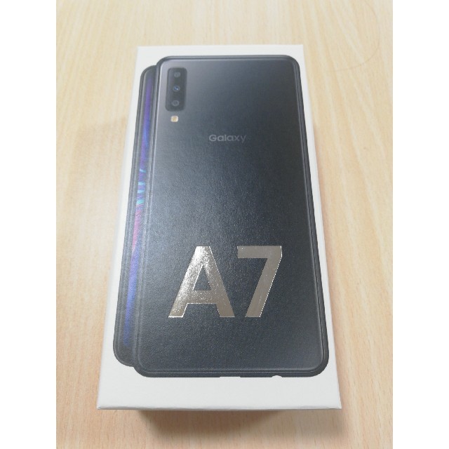 Galaxy - 【新品未開封】即日発送 Galaxy A7 黒ブラック 64GB