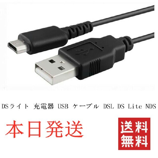 ニンテンドーDS - DSライト 充電器 USB ケーブル DSL DS Lite NDSの通販 by 本日発送｜ニンテンドーDSならラクマ
