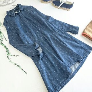 リーバイス(Levi's)のリーバイス *コットンデニムシャツ フレアワンピース* (ひざ丈ワンピース)