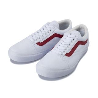 ヴァンズ(VANS)のVANS OLD SKOOL  WHITE RED G-DRAGON 26.5 (スニーカー)