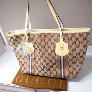 グッチ(Gucci)の正規品♡最安値♡グッチ トートバッグ エナメル GG柄キャンバス バッグ 財布(トートバッグ)