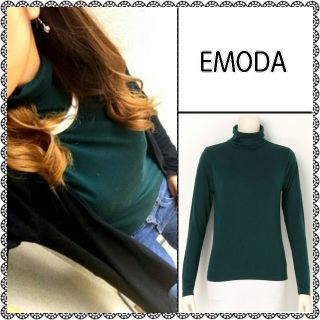 エモダ(EMODA)の新品　EMODA　タートルネックトップス(カットソー(長袖/七分))