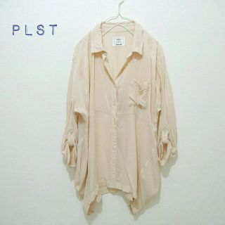 プラステ(PLST)のPLST とろみ変形シャツ  七分袖 プラステ(シャツ/ブラウス(長袖/七分))