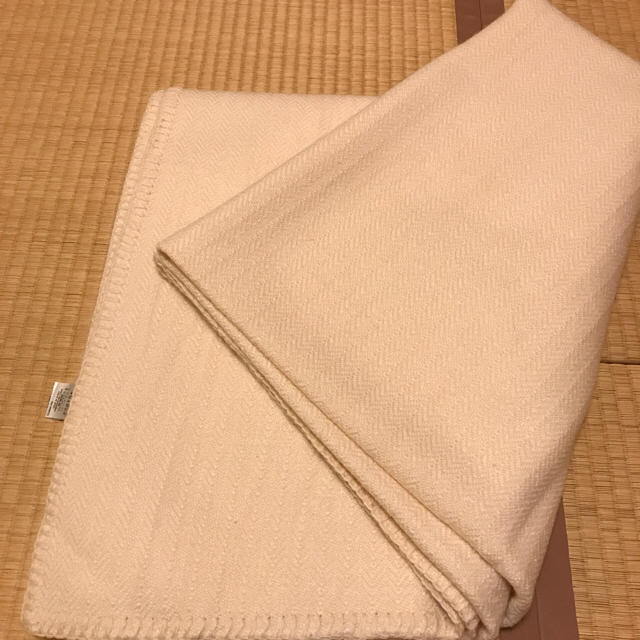 MUJI (無印良品)(ムジルシリョウヒン)の無印良品   ウール100%毛布 インテリア/住まい/日用品の寝具(毛布)の商品写真