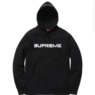 シュプリーム(Supreme)のsupreme  sequin logo hooded sweatshirt(パーカー)