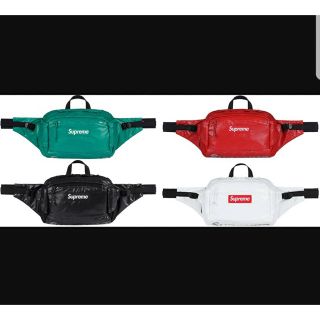 シュプリーム(Supreme)の最安値　17aw シュプリーム supreme waist bag黒(ウエストポーチ)