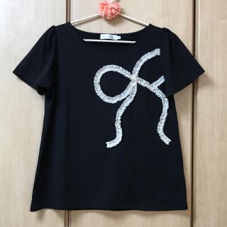 クチュールブローチ(Couture Brooch)の❤️美品❤️クチュールブローチ＊リボンTシャツ(Tシャツ(半袖/袖なし))