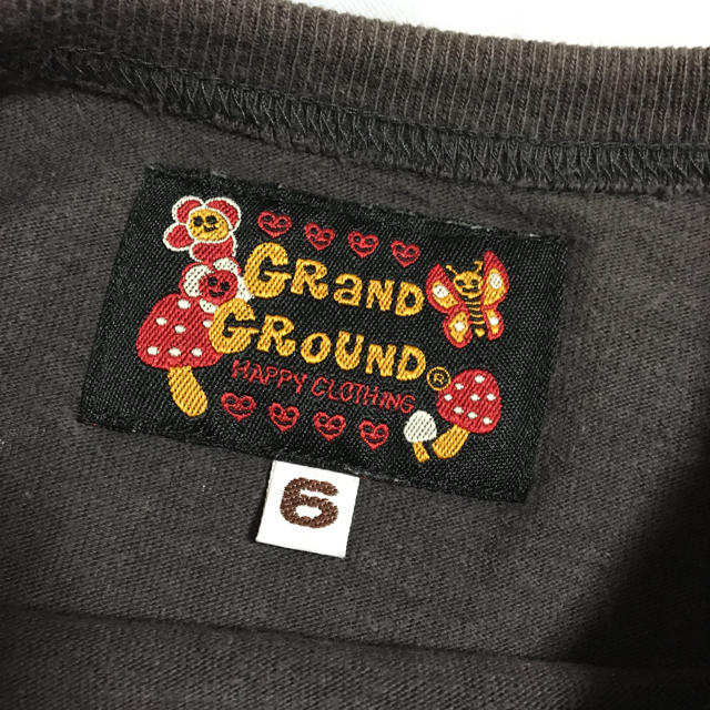 GrandGround(グラグラ)のグラグラ ロンT キッズ/ベビー/マタニティのキッズ服女の子用(90cm~)(Tシャツ/カットソー)の商品写真