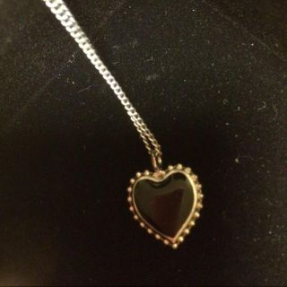 CHANEL - CHANELブラックハートネックレスの通販 by はるる's shop