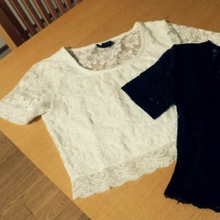 トップショップ(TOPSHOP)のTOPSHOP☆ホワイト(Tシャツ(半袖/袖なし))