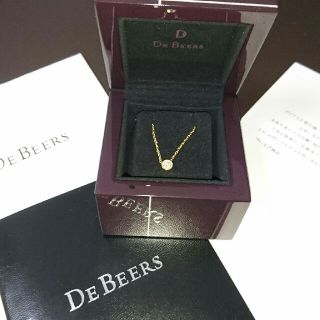 デビアス(DE BEERS)のデビアス バイザヤード風ネックレス0,13ct(ネックレス)