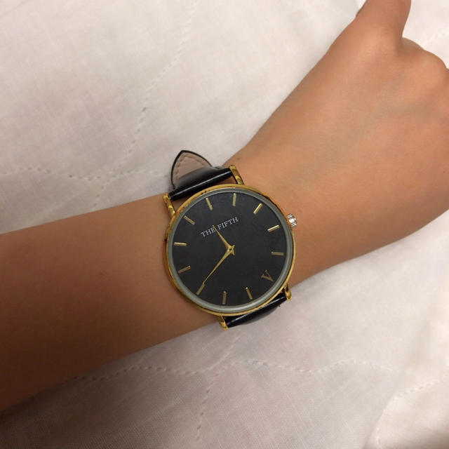 Daniel Wellington(ダニエルウェリントン)のTHE FIETH WATCHES ブラック レディースのファッション小物(腕時計)の商品写真