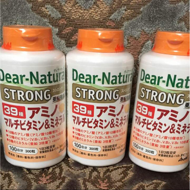 アサヒ(アサヒ)の Dear Natura STRONG 39種アミノ マルチビタミン&ミネラル  食品/飲料/酒の健康食品(ビタミン)の商品写真