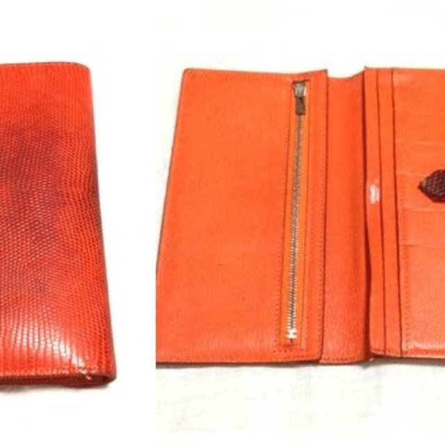 本物 HERMES エルメス ベアン□I刻印 高級リザード 長財布