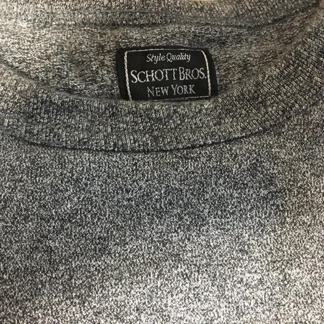 schott(ショット)のショット ロングティーシャツ メンズのトップス(Tシャツ/カットソー(七分/長袖))の商品写真