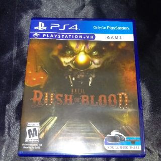 プレイステーション(PlayStation)のPS  VR  希少RUSH  OF  BLOOD(家庭用ゲーム機本体)