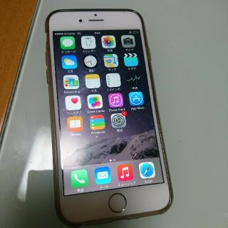 エヌティティドコモ(NTTdocomo)のiPhone6  ゴールド(スマートフォン本体)