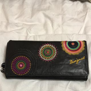 デシグアル(DESIGUAL)のDesigual黒長財布(財布)