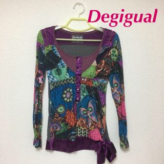 デシグアル(DESIGUAL)のデジグアル 長袖デザインTシャツ (Tシャツ(長袖/七分))