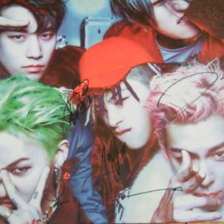 ビッグバン(BIGBANG)のBIGBANG 直筆サイン入りポスター(K-POP/アジア)