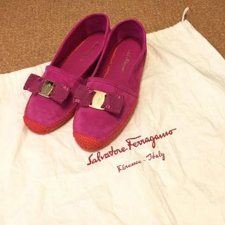 サルヴァトーレフェラガモ(Salvatore Ferragamo)の新品 フェラガモ エスパドリーユ(スリッポン/モカシン)