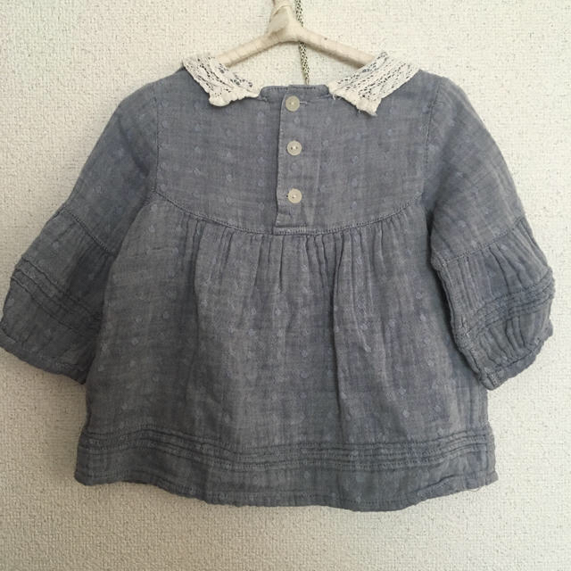 Seraph(セラフ)のSAKURA様専用 レース襟ブラウス&NB キッズ/ベビー/マタニティのキッズ服女の子用(90cm~)(ブラウス)の商品写真