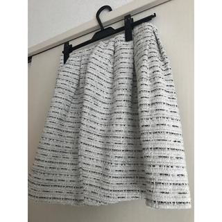スピックアンドスパン(Spick & Span)の新品未使用タグ付き ツイードスカート(ひざ丈スカート)