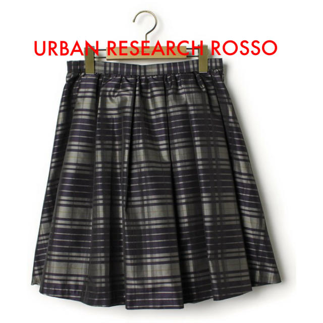 URBAN RESEARCH ROSSO(アーバンリサーチロッソ)のUR ROSSO♡チェック柄スカート 38 レディースのスカート(ひざ丈スカート)の商品写真