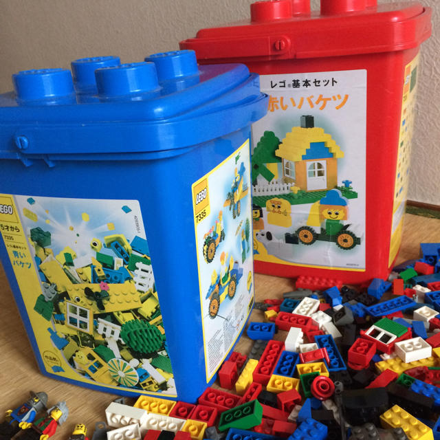 Lego - LEGO レゴブロック 青いバケツ 赤いバケツの通販 by いちこ's