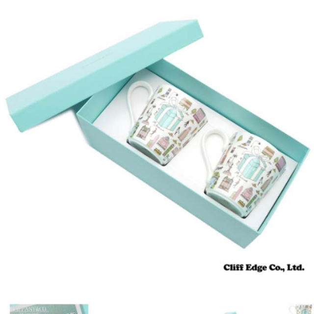 Tiffany & Co.(ティファニー)のTIFFANY＆CO.ティファニー5TH AVENUE マグカップ 2個セット インテリア/住まい/日用品のキッチン/食器(食器)の商品写真