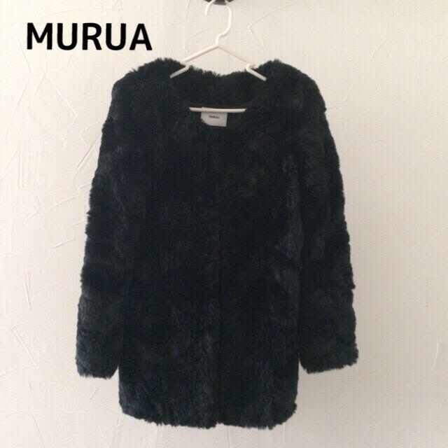 MURUA(ムルーア)のムルーア フェイクファーコート レディースのジャケット/アウター(毛皮/ファーコート)の商品写真