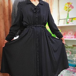 インゲボルグ(INGEBORG)の超美品/インゲボルグワンピース/ピンクハウス＊紺色＊ご勘弁(＞人＜;)(ロングスカート)