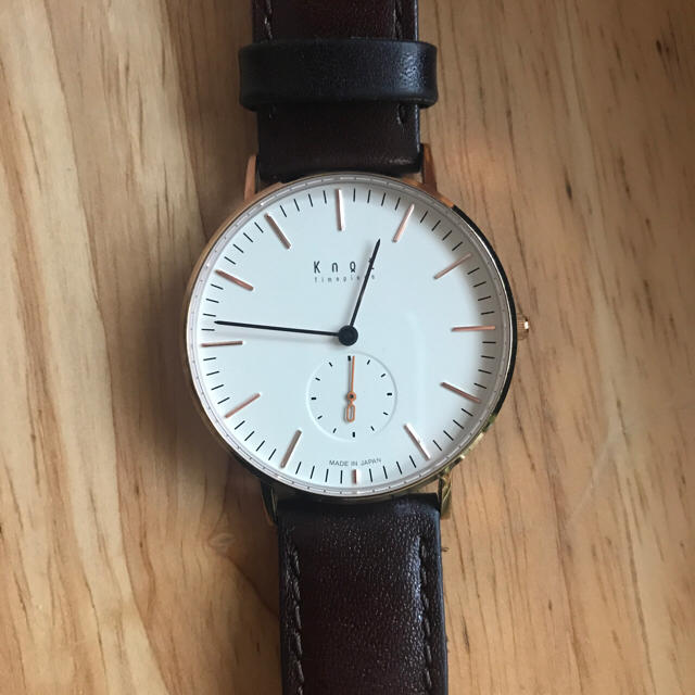 KNOT(ノット)のknot 腕時計+レザーベルト レディースのファッション小物(腕時計)の商品写真