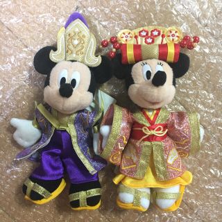 ディズニー(Disney)のボンファイアーダンス2010 ミキミニ ぬいば(キャラクターグッズ)