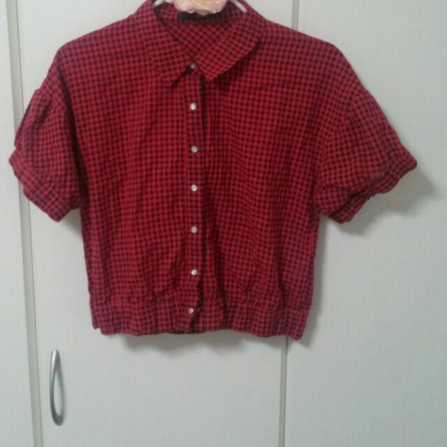 Kastane(カスタネ)のギンガムチェックシャツ レディースのトップス(Tシャツ(半袖/袖なし))の商品写真