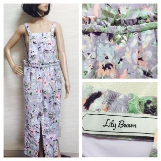 リリーブラウン(Lily Brown)の❤️美品❤️ Lily brown 花柄 ヴィンテージ オールインワン(オールインワン)