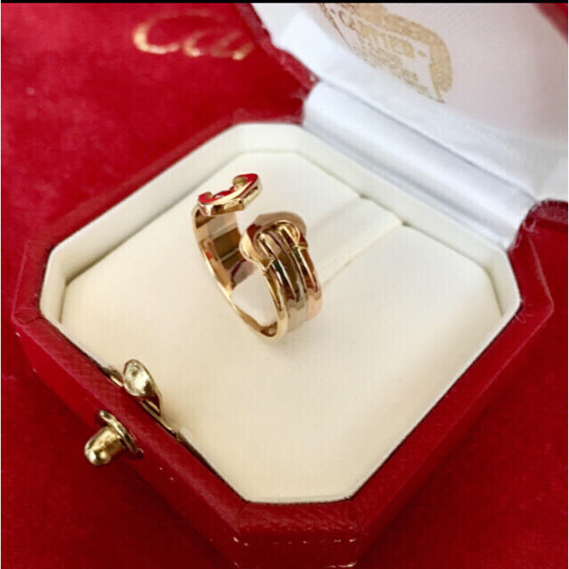 Cartier(カルティエ)の※12月27日まで値下げ Cartier 2C スリーカラー リング レディースのアクセサリー(リング(指輪))の商品写真