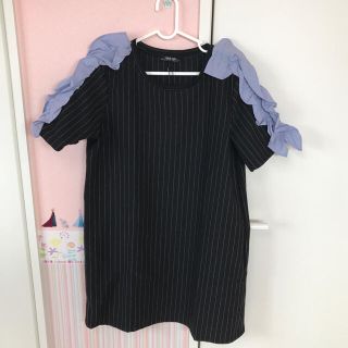 ザラ(ZARA)のザラ M ワンピース(ミニワンピース)