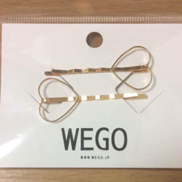 WEGO(ウィゴー)のWEGO ヘアピン ハート  兄こま 土屋太鳳 新品未使用 レディースのヘアアクセサリー(ヘアピン)の商品写真