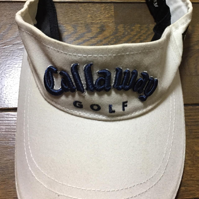 Callaway Golf(キャロウェイゴルフ)のUSED★キャロウェイゴルフサンバイザー チケットのスポーツ(ゴルフ)の商品写真