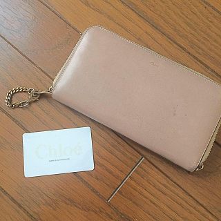 クロエ(Chloe)のクロエ 薄ピンク 長財布 (財布)