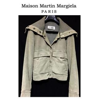 マルタンマルジェラ(Maison Martin Margiela)の本物オシャレ マルタンマルジェラ 襟巻き ニットジャケット　36 (ブルゾン)