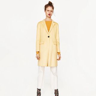 ザラ(ZARA)の新品タグ付き ZARA ウールコート(ロングコート)