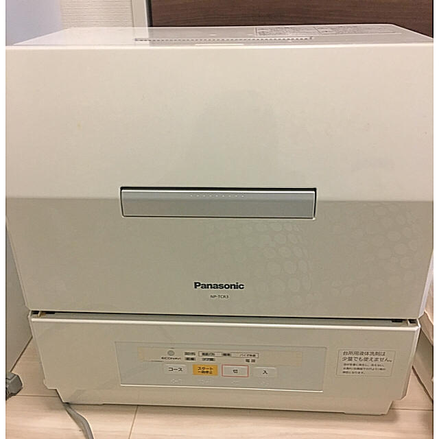 Panasonic(パナソニック)のNP-TCR3 食洗機、延長保証期間内、購入1年 スマホ/家電/カメラの生活家電(食器洗い機/乾燥機)の商品写真