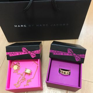 マークバイマークジェイコブス(MARC BY MARC JACOBS)のマークバイマークジェイコブス ネックレス 指輪 セット(ネックレス)