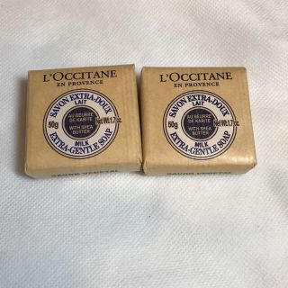 ロクシタン(L'OCCITANE)のうさこ様専用:ロクシタン石鹸2個セットとあぶらとり紙セット(ボディソープ/石鹸)