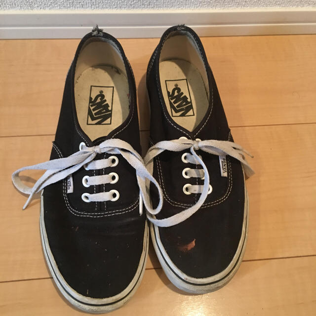 VANS SKATE AUTHENTIC  グレー ガムソール 23cm