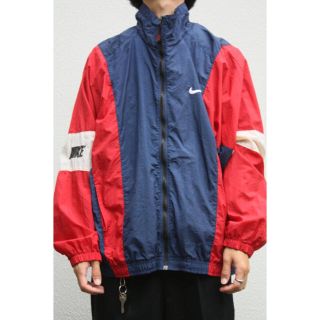 ナイキ(NIKE)のNIKE vintage90's Nylon Jackets L 銀タグ(ナイロンジャケット)