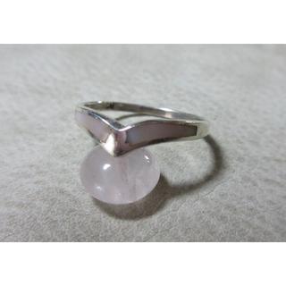 Silver925 ”ピンクシェル”　Ring 純銀指輪 7号 n163(リング(指輪))