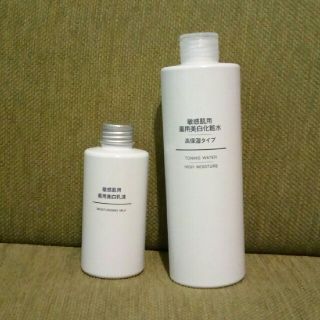 ムジルシリョウヒン(MUJI (無印良品))の無印良品　敏感肌用薬用美白化粧水&乳液(化粧水/ローション)